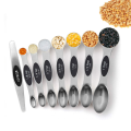 Hot Sale Stainless Steel Magnetic Measuring Spoons Set